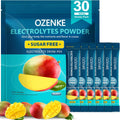 Electrolytes Powder Packets, 30 Sticks Hydration Packets Sugar Free, Electrolyte Drink Mix Portable Electrolyte Packets for Rapid Hydration, 0 Sugar & 0 Calorie, Mango Flavor