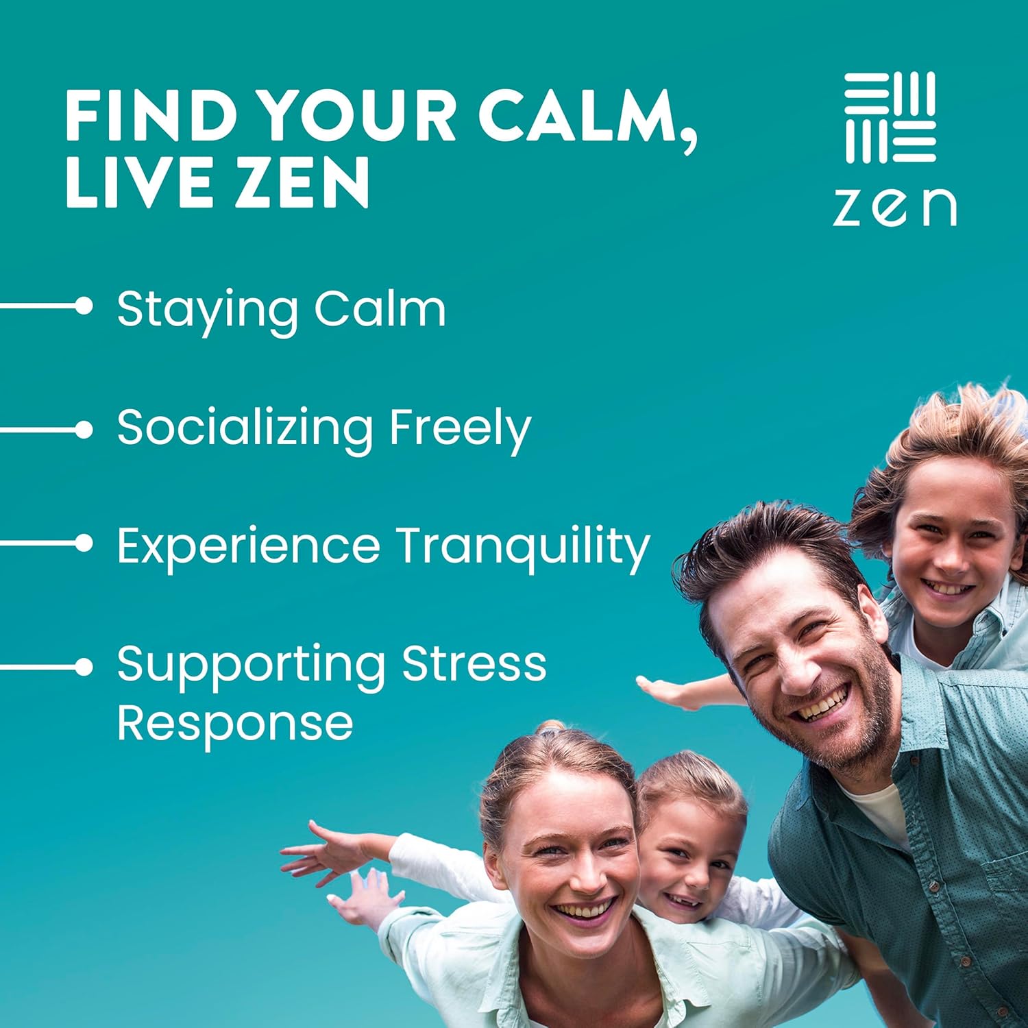 WellPath Zen Stress Relief Supplement + Mood Support (180 ct) | Calm, Stress & Energy Aid | Ashwagandha Root, Rhodiola Rosea, L-Theanine, Lemon Balm | Herbal Capsules