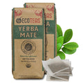 ECOTEAS Premium Organic Yerba Mate Tea Bags – Natural Energy & Detox Herbal Tea – Coffee Alternative - Kosher, Non-GMO, Gluten-Free - 100 Unsmoked Bulk Bags, 8.8 oz (Pack of 2)