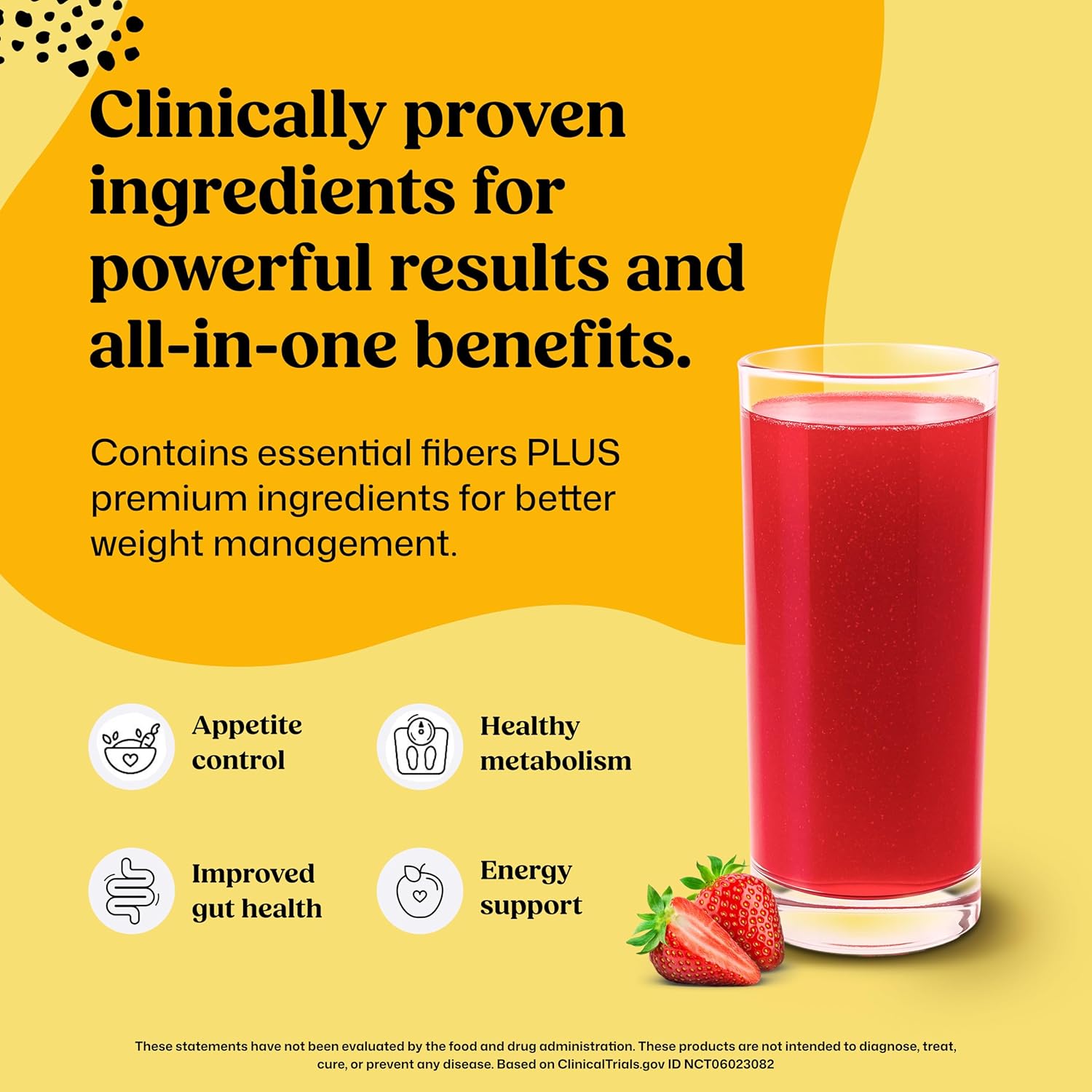 ColonBroom Premium Weight Management Supplement (Strawberry) - Colon Broom Psyllium Husk Fiber Powder Drink - Gluten Free, Non-GMO Colon Cleanse for Bloating Relief & Gut Health, 200 Servings