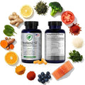 ResilienZ-12 Healthy Aging & Cellular Health – 12-in-1 Longevity Antioxidant Complex w/Meriva Curcumin Phytosome, Sulforaphane, CoQ10, EGCG, Resveratrol, Quercetin, Tocotrienols & Astaxanthin