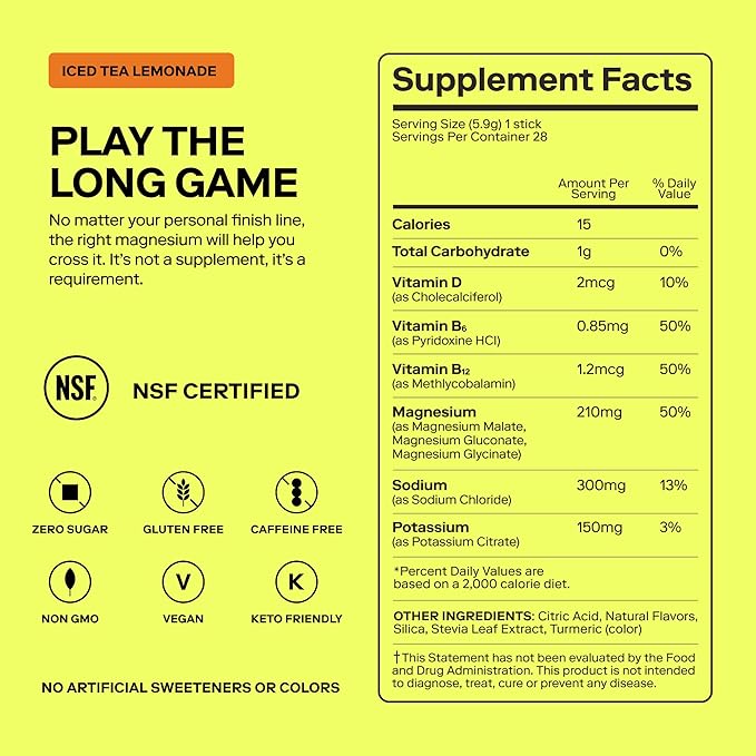 MAGNA Electrolytes Powder Drink Mix Bundle – Tea Lemonade & Watermelon Lime Flavors, 56 Servings | Hydration, Energy & Focus Support with Magnesium L-Threonate, Sodium, Potassium, Vitamin D, B6 & B12
