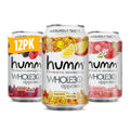 Humm Whole30 Approved Kombucha Variety Pack, Mango Lemon, Mixed Berry, Strawberry Blossom, Organic, Vegan & GMO Free (12 Pack)