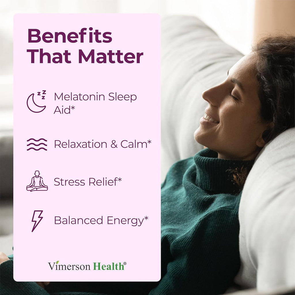 Melatonin Sleep Aid with L Theanine & Valerian Root – Turmeric Supplement – Turmeric Curcumin with Ginger & Black Pepper – L-Theanine & Melatonin 3mg for Sleep, Calm and Stress Relief – 120 Capsules