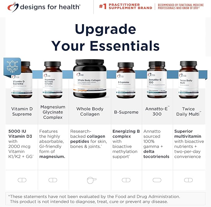 Designs for Health Metabolic Synergy - Multivitamin and Mineral Supplement with Chromium, Zinc, Selenium, R-Lipoic Acid, Vitamins + More (360 Capsules)