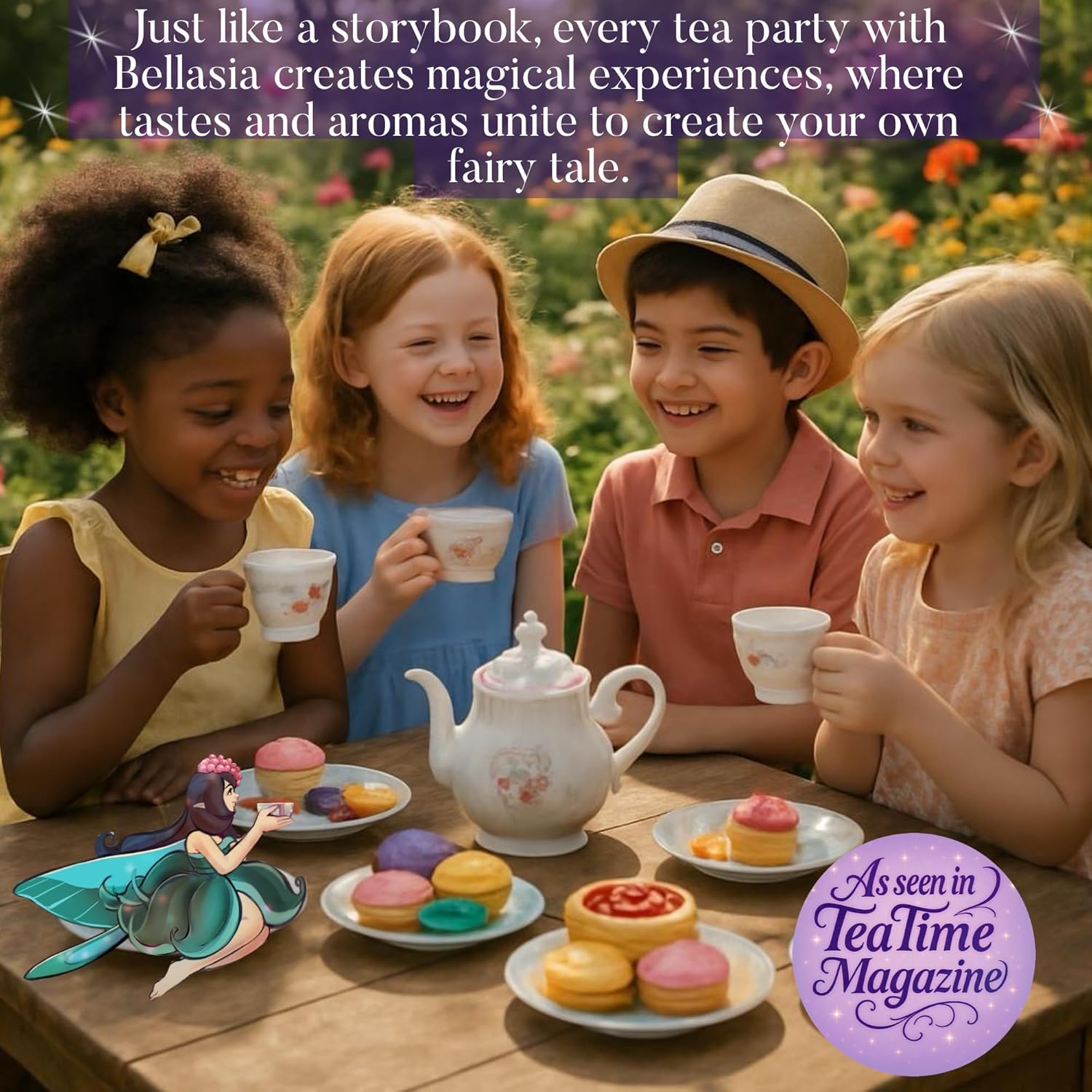 Bellasia Tea Dragon Fruit for Kids Using Real Fruit Pieces - Caffeine Free Herbal Tea Blend with Real Ingredients & Balanced Flavor- Add Loose Leaf Tea to Your Child’s Routine for A Fun & Tasty Drink
