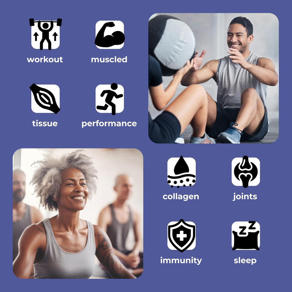 Beef Bone Broth Protein Powder - Purified Collagen Powder with 9 Amino Acids for Muscle and Skin Health - Rich Chocolate Flavor for a Tasty and Nutritious Experience