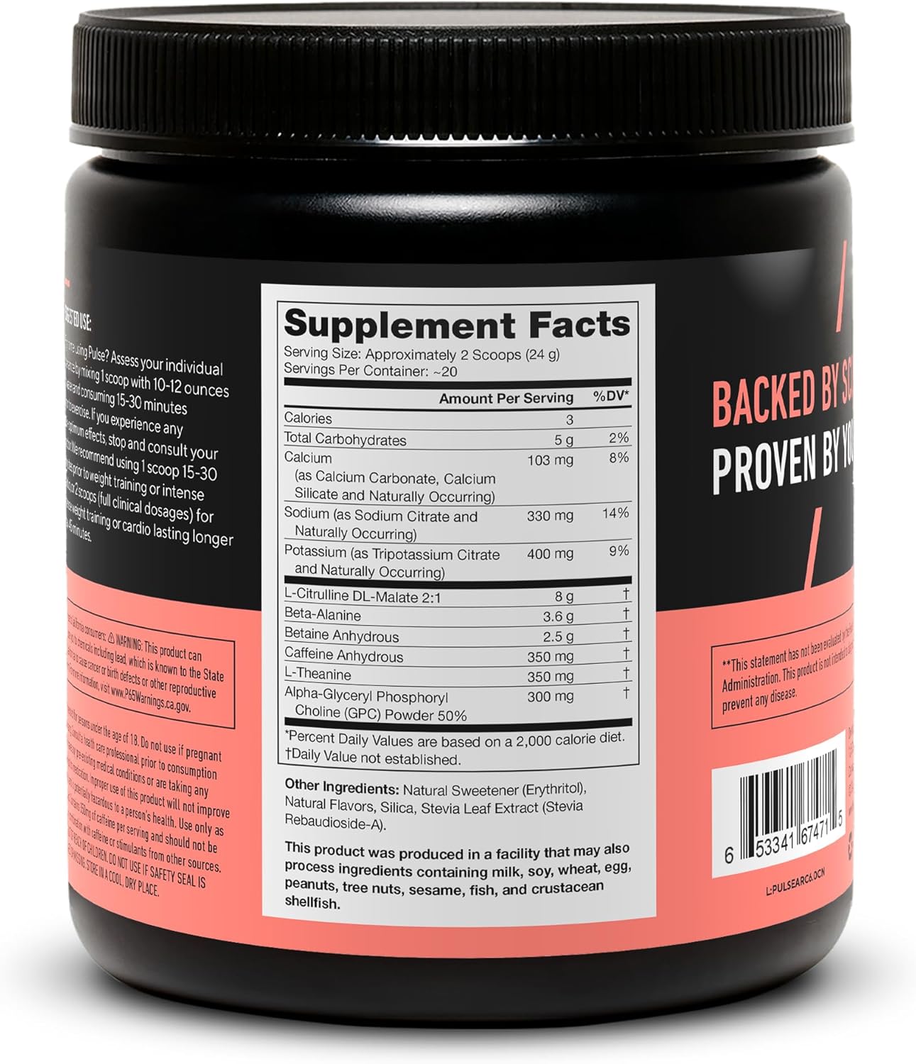 LEGION- All Natural Nitric Oxide Preworkout Drink to Boost Energy, Creatine Free, Naturally Sweetened, Beta Alanine, Citrulline, Alpha GPC (Arctic Blast)