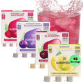 Waterdrop Hydration Cubes With Vitamin C, B Vitamins and Electrolytes, 4 Flavor Electrolyte Variety Pack, Flavored Water Enhancer Cubes for Still & Sparkling Water, Low Calorie, Sugar Free, 48 Count