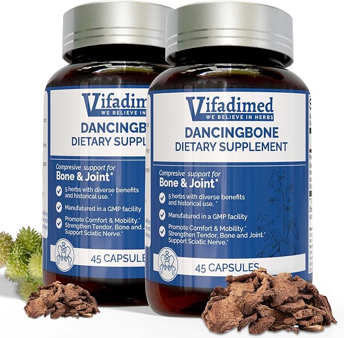 Herbal Joint Supplement for Men and Women,Cartilage, Tendon and Ligament Support,Knee,Back,Joint Health,Comfort,Mobility-2 Bottles