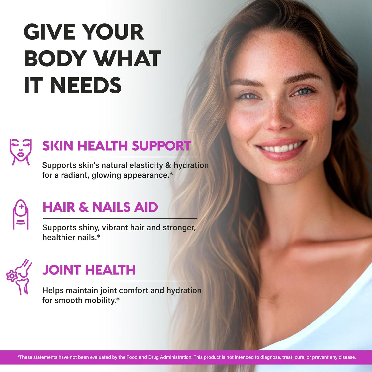 Multi Collagen Peptides - Hydrolyzed Types I, II, III, V & X - Collagen Supplement for Women 1300mg - w/ Hyaluronic Acid, Vitamins C & E - Skin, Hair, Nails & Joint Support - Made in USA, 120 Capsules