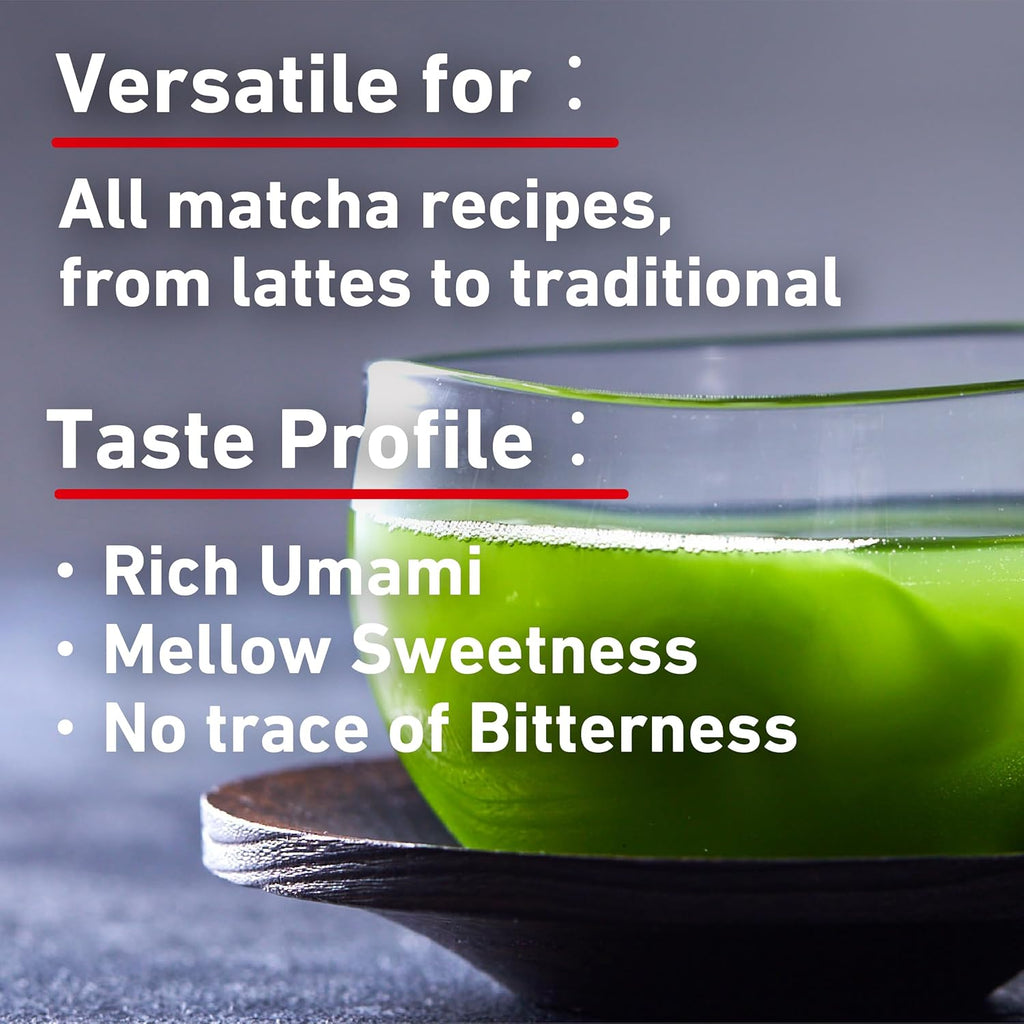 Kyoto Geisha Matcha Organic Super Ceremonial Grade - Authentic Japanese First Harvest Matcha Green Tea Powder from Kagoshima (40g / 1.41oz)