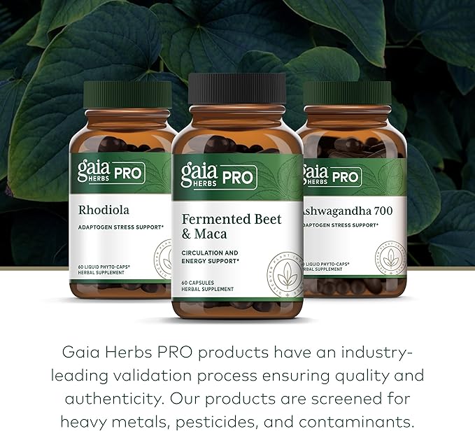 GAIA HERBS PRO Berberine Metabolic - Supplement Supplement with Berberine HCI - Vegan, Gluten-Free, Soy-Free - 60 Capsules (60 Servings)