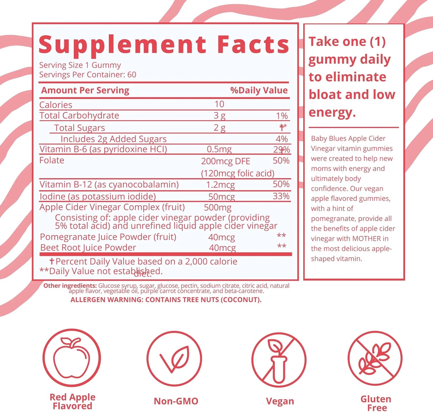 Baby Blues Postpartum Pack (Pack of 3) - Vitamin Kit for New Moms: Hair, Energy, and Immunity Support - Assorted Flavors - Non GMO, Gluten-Free Supplements