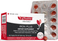 Gentle Iron Supplement for Women Anemia: Slow Release Iron Pills Clinically Shown to Support Increase Iron for Pregnant Patented SunActive Tech, with Folic Acid, B12, Vitamin C & B6, 18 mg, 20 Tablets