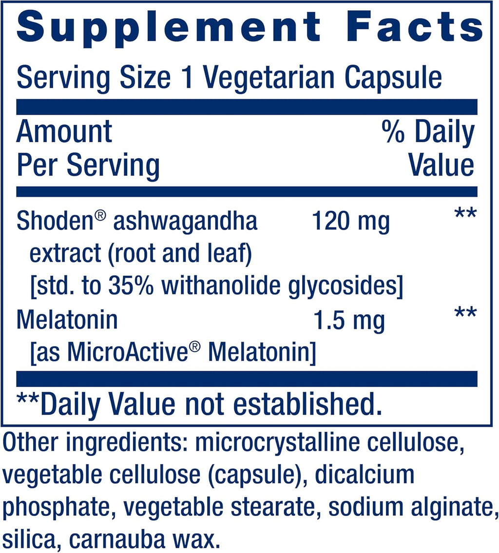 Life Extension Rest & Renew, for a Refreshing & Restorative Night’s Sleep, Gluten-Free, Non-GMO, Vegetarian, 30 Capsules