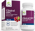 Terry Naturally Clinical OPC - Cardiovascular Health & Focus Support Supplement - Dietary Supplement with Grape Seed Extract & Sunflower Lecithin - Immune Support Supplement - 150 mg - 60 Capsules