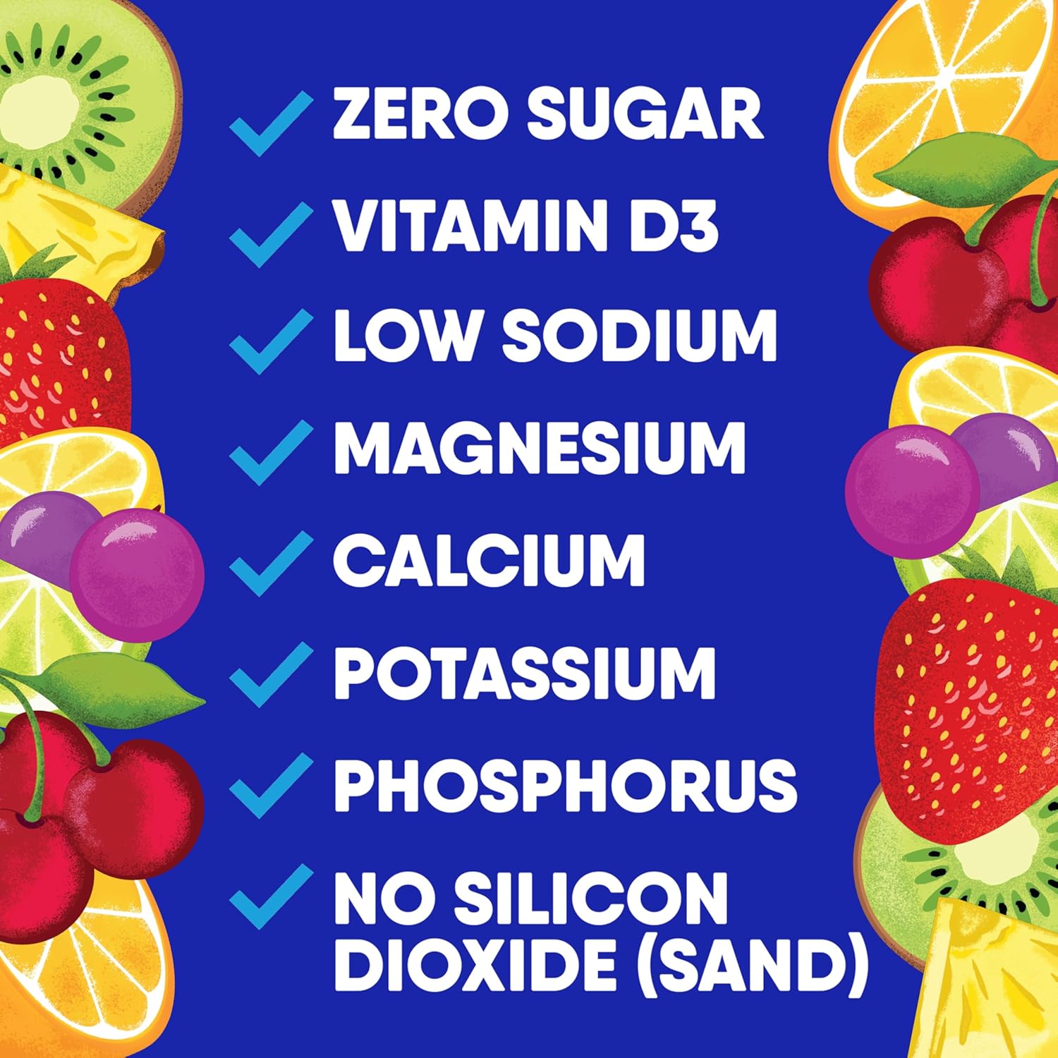 GoHydrate Low Sodium Electrolytes Powder Packets Sugar Free - Instant Hydration Daily Drink Mix - Zero Sugar Water Flavor Packet Singles with Vitamin D - (Variety Pack, 30 Packs)