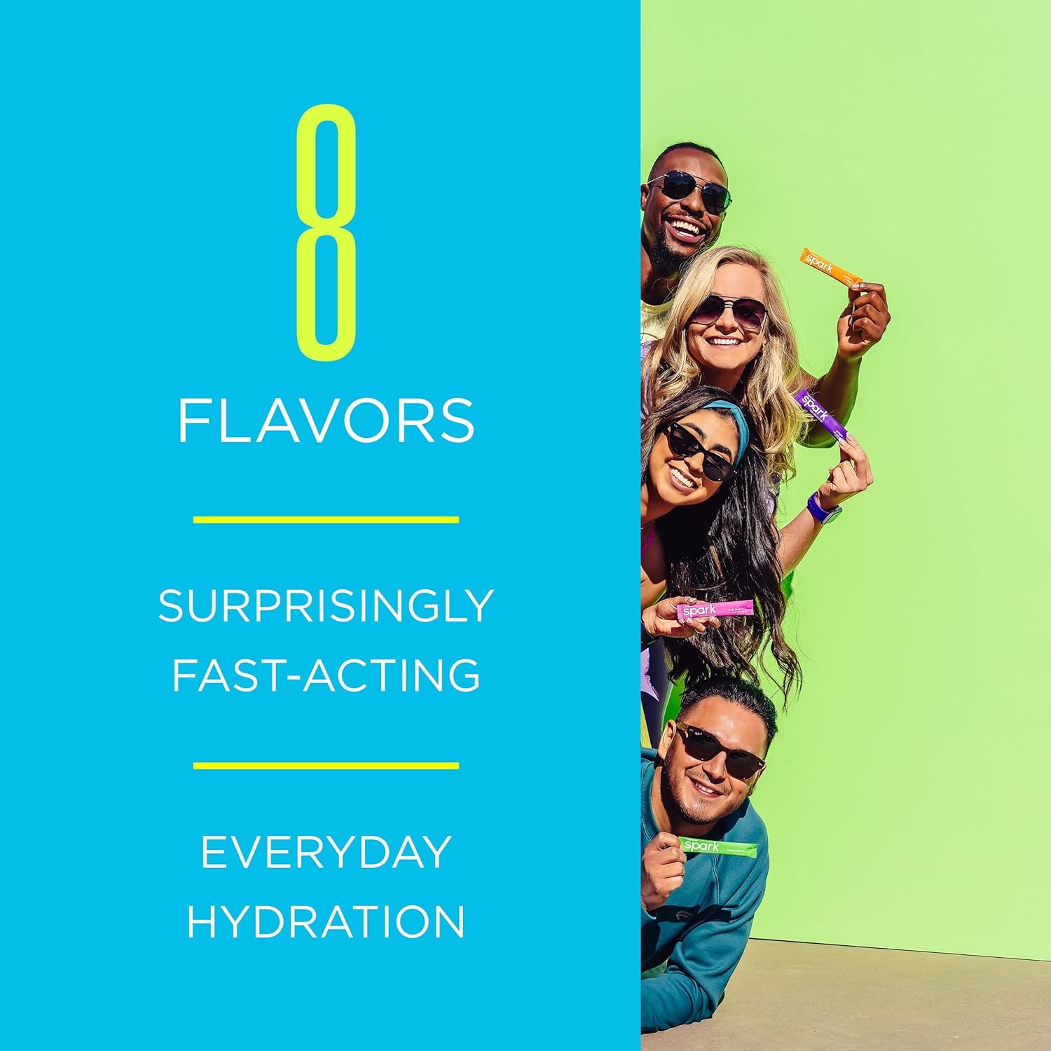 AdvoCare Rehydrate - Electrolyte Drink Mix - Includes Magnesium, Sodium, Potassium & Calcium - Antioxidant & Amino Acid Fortified - Hydration & Recovery - Pomegranate Tangerine, 15 Sticks (6.3 oz)