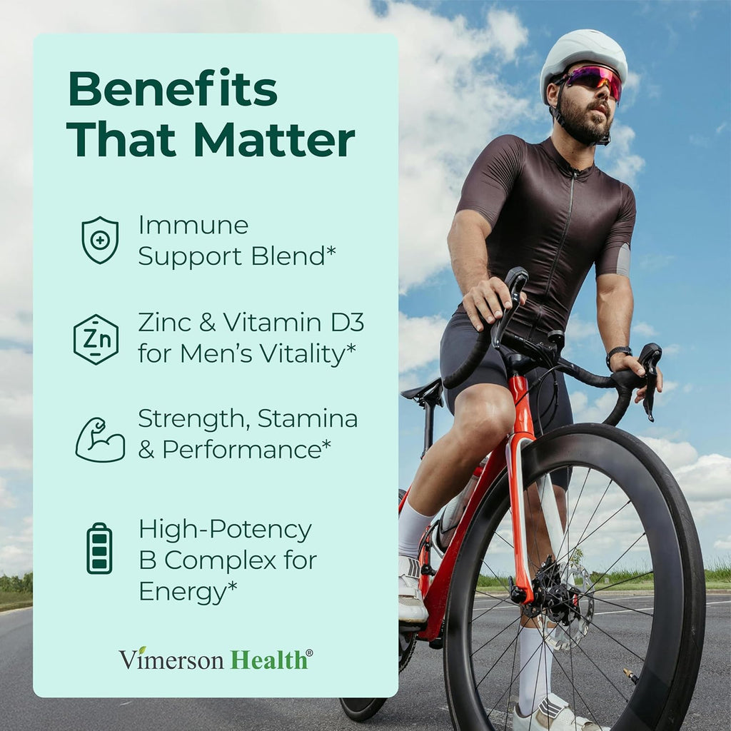Multivitamin for Men – Essential Mens Multivitamins & Multiminerals 60 Liquid Capsules with Vitamin B12, A, D, C, Zinc, Magnesium & More for Total Body Wellness – 29 Key Nutrients & Vitamins for Men