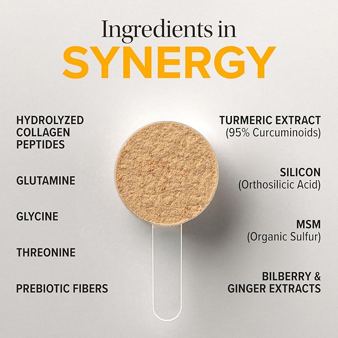 Essential Nutrition - Collagen Gut - Collagen Peptides Powder - Gut health supplement Immunity - Prebiotic Fiber, Turmeric Extract, FODMAP Friendly, Sugar-Free - Orange & Blueberry- 15oz (20 Servings)