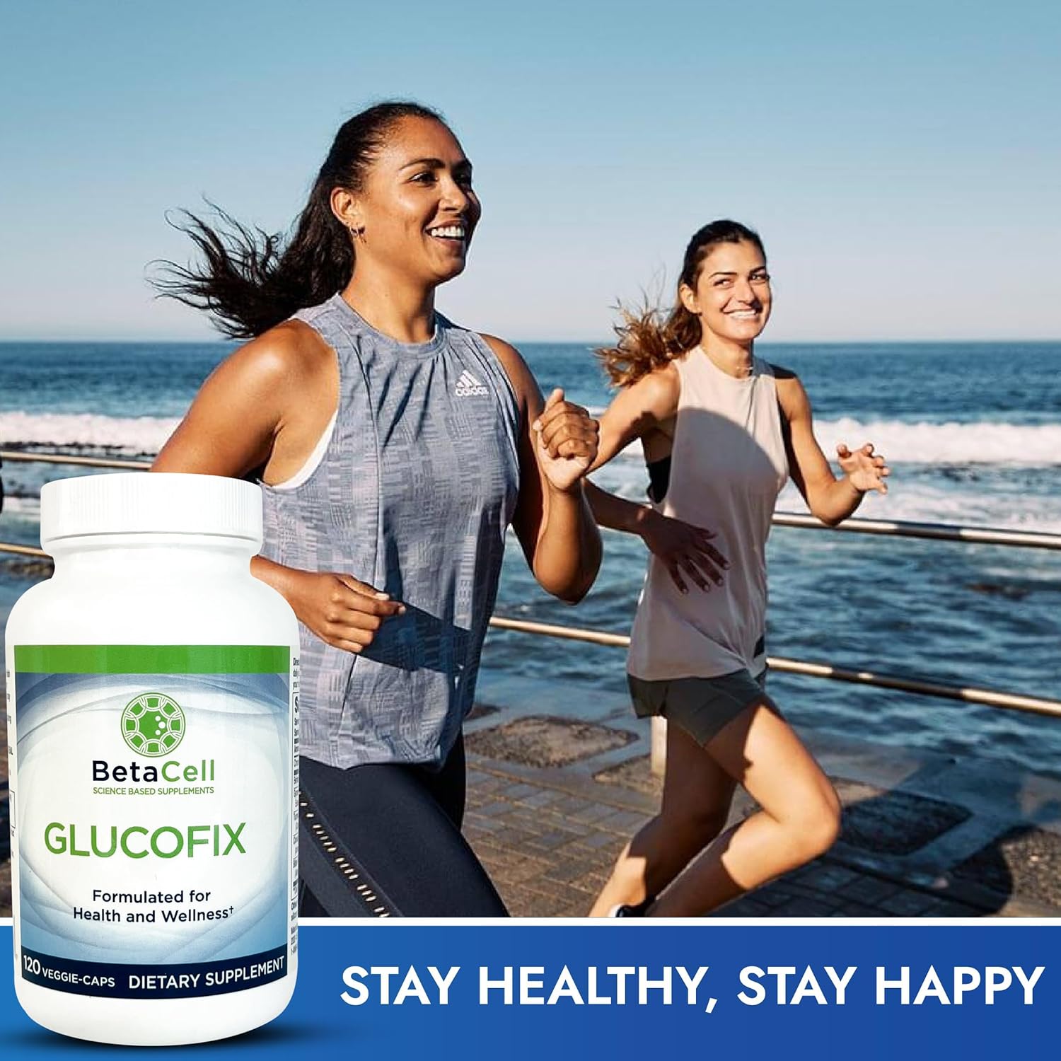 Glucofix - Berberine Supplement - Herbal Supplement with Cinnamon, Gymnema, Berberine, Bitter Melon, and Turmeric - 120 Capsules