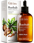 Gya Labs Organic Baobab Oil for Hair, Skin & Face - 100% Pure Natural Baobab Seed Carrier Oil - Comforting & Nourishing (1.69 Fl Oz)