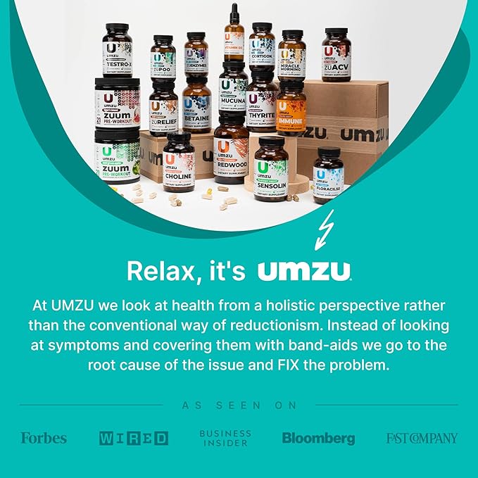 UMZU zuPOO Gut Cleanse Detox, 30 Capsules – 7-Day Natural Colon Cleanse with Cascara Sagrada & Magnesium Citrate – Vegan, Non-GMO, Gluten-Free Detox Cleanse Supplement for Healthy Bowel Support