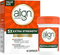 Align Probiotic Extra Strength, Probiotics for Women and Men, Probiotic Capsules with 5X CFUs, 42 Capsules