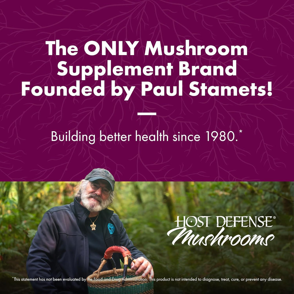 Host Defense Turkey Tail Mushroom Powder - Digestive Health & Immune Response Support Supplement - Mushroom Supplement for Gastrointestinal & Gut Microbiome Support - 3.5 oz (66 Servings)*