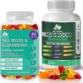 BIO VITALICA Sea Moss Elderberry Gummies & Mushroom Gummies (Bundle)