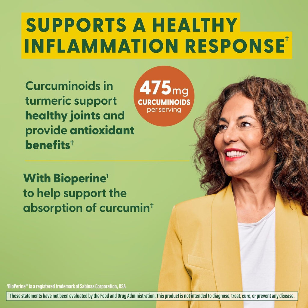 MegaFood Whole Body Turmeric Curcumin Supplement - Turmeric Supplement With Black Pepper & Vitamin C - 475 mg Curcuminoids Per Serving - Antioxidant & Immune Support - Vegan - 60 Tablets, 30 Servings