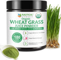 Wheat Grass Powder Organic – Premium Wheat Grass Juice Powder Organic, Raw & Nutrient-Dense Superfood – Cold-Processed, High Chlorophyll, Non-GMO, Gluten-Free – 6.35oz (180g) | 72 Servings