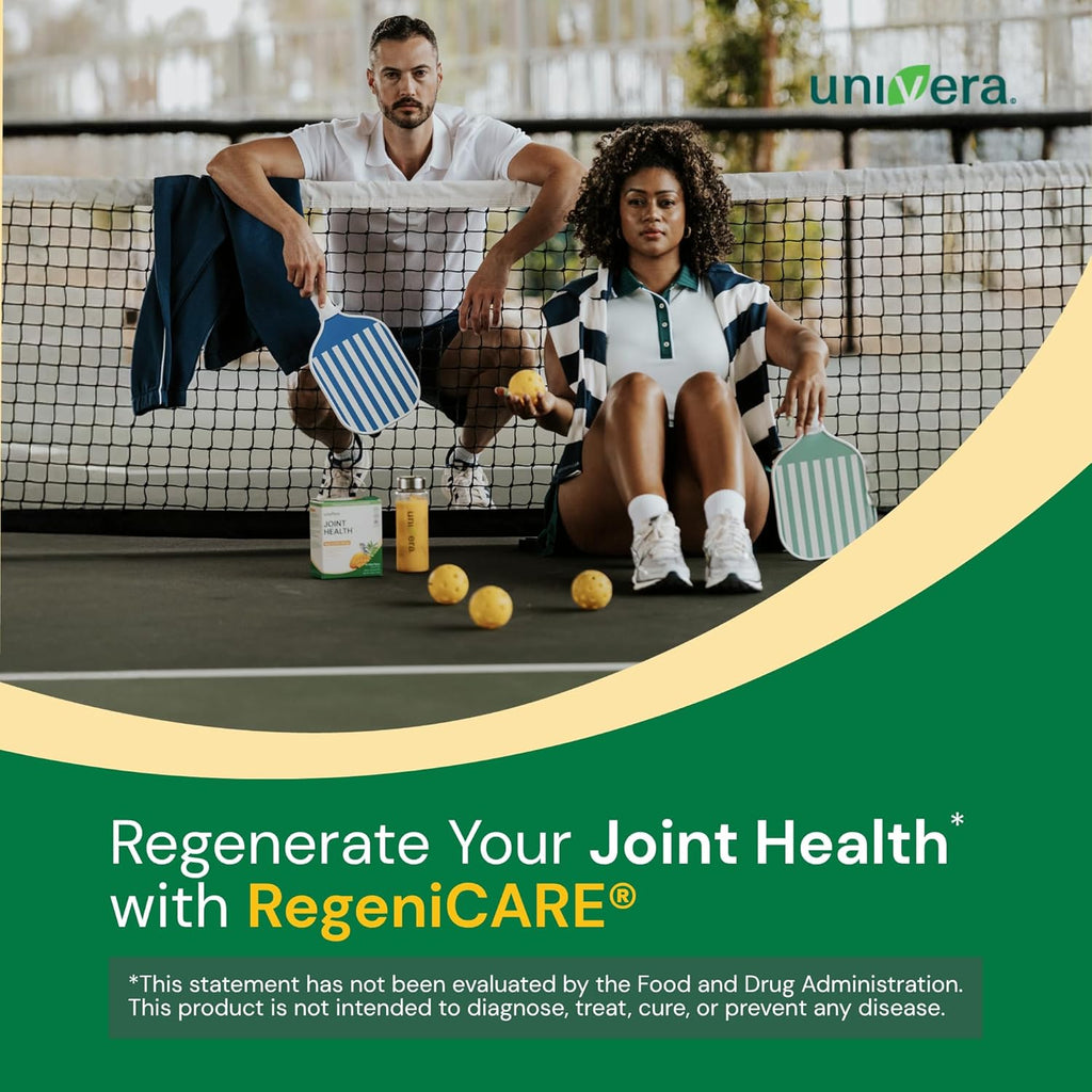Univera RegeniCARE, Glucosamine, Chondroitin, MSM, Univestin, Joint Health, Joint Support, Easy to Carry (30-Day Supply, 7g x 30 Individual Packets)
