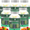 BIO VITALICA Mushroom Gummies – 10 Mushroom Complex with Lion’s Mane, Reishi, Chaga, Cordyceps & More – Fruity Vegan Gummies – Non-GMO, Gluten-Free, Plant-Based – 6 Packs
