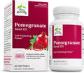 Terry Naturally Pomegranate Seed Oil - Dietary Supplement to Support Cardiovascular Health - Herbal Non-GMO Supplement with Omega-5 & Pomegranate Extract - 60 Softgels