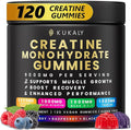 Creatine Monohydrate Gummies for Men & Women, 9000MG Creatine Gummies Sugar Free - Mixed Flavored with L-Taurine, BCAA 2:1, B12 B6 for Boost Strength, Focus & Endurance, Vegan, Non-GMO, 120pcs