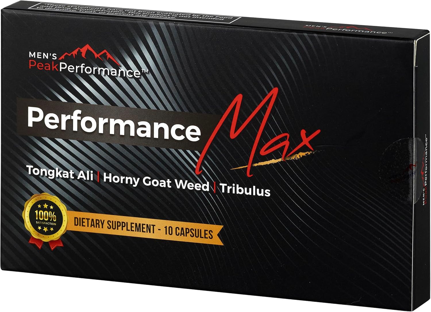 Masculinity Maximiser Supplement for Men – Energy, Endurance & Stamina Support for Improved Performance with Horny Goat Weed, Ashwagandha, Tongkat Ali & Maca – 10 Capsules
