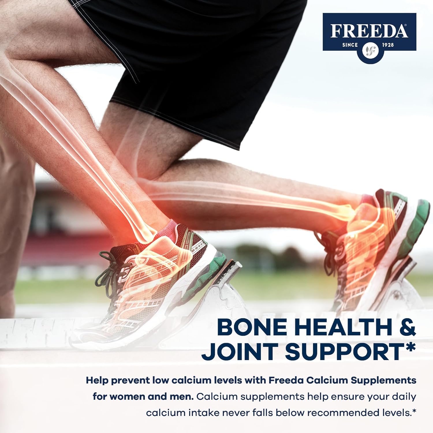 Freeda Calcium Gluconate – Kosher Vegan Calcium Supplement – Easy to Digest & Absorb – Supports Bone Strength – Pure Calcium Without Vitamin D – (500 Capsules)