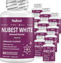 NuBest White - Glutathione 400mg & Milk Thistle Extract - Skin Brightening Supplement - Helps Beautiful and Radiant Skin - Antioxidant Supplement & Detoxification - 12 Pack | 12 Months Supply