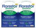 Florastor Advanced Gas and Bloat Probiotic, Digestive Enzymes and Botanicals, Plus Probiotics for Digestive Health, 30 Capsules (Pack of 2)