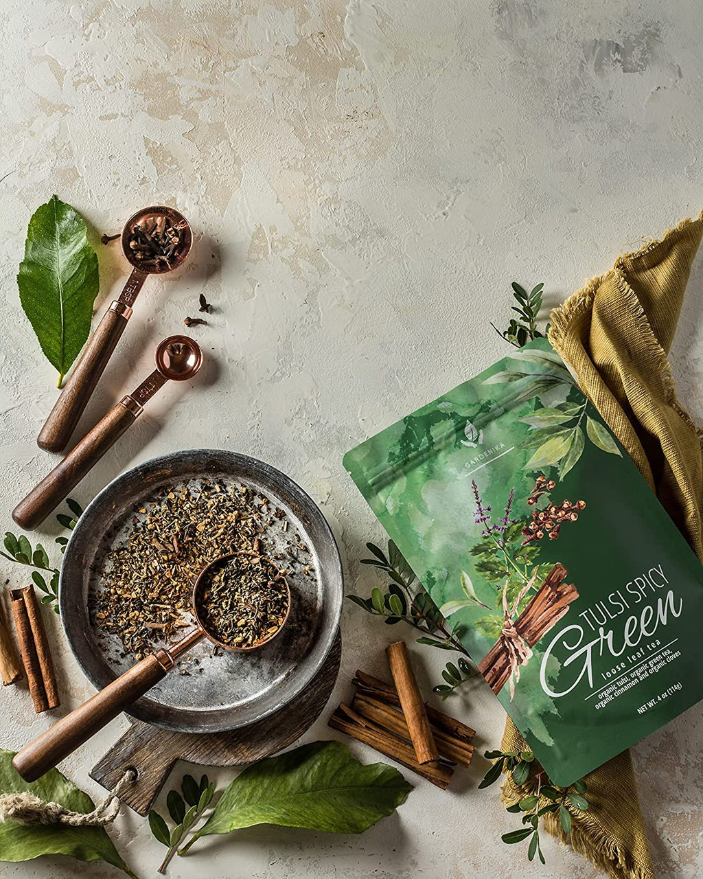 Gardenika Loose Leaf Tea Sampler Box – Herbal, Black and Green Variety Pack – Kosher, No Natural or Artificial Flavors – 9 Pack (1lb 2oz)