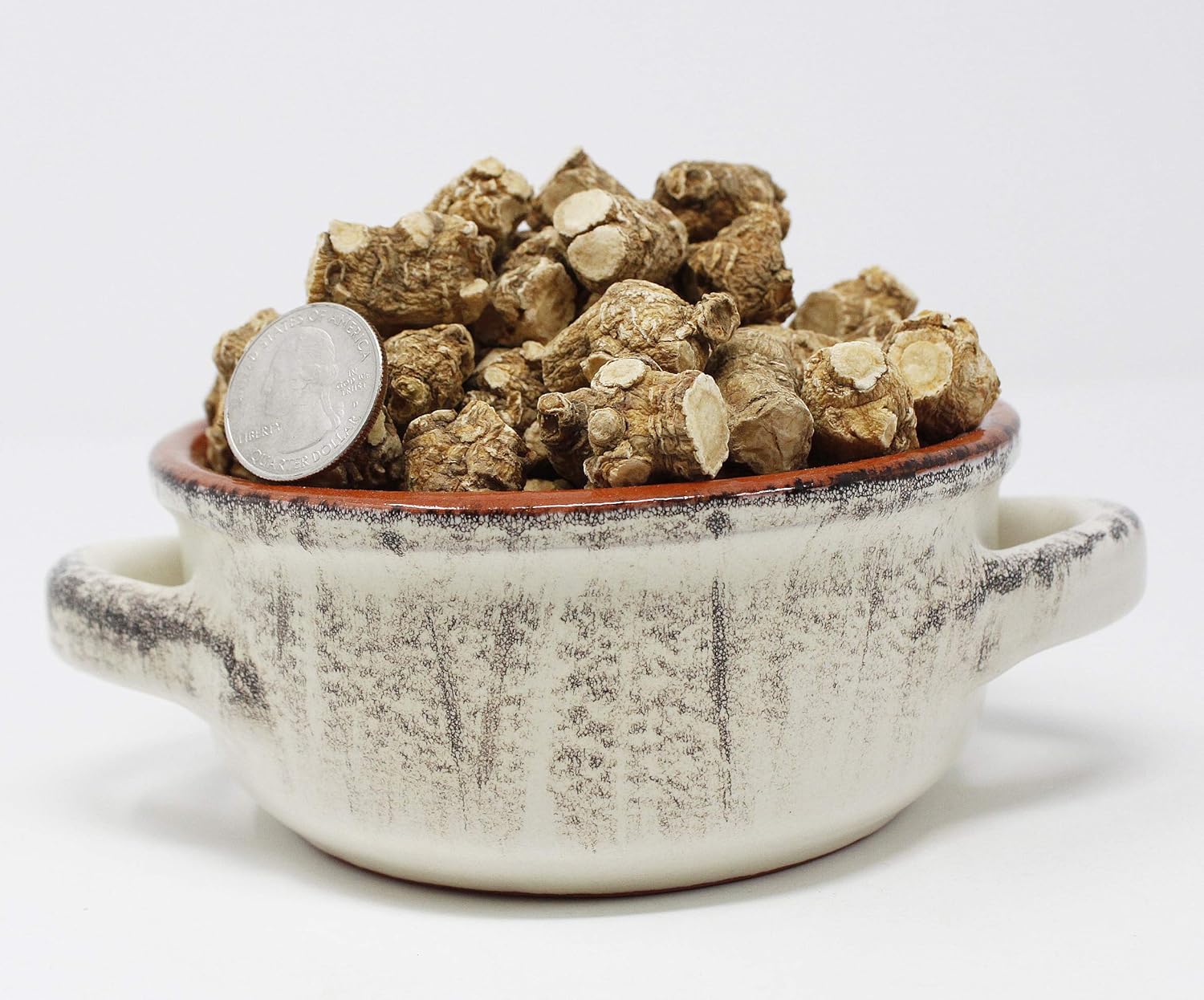 DOL Hand Selected Cultivated Wisconsin American Ginseng Pearl Ginseng 花旗参/西洋参 精选珍珠参 - in Box. (Small 4oz/Box)
