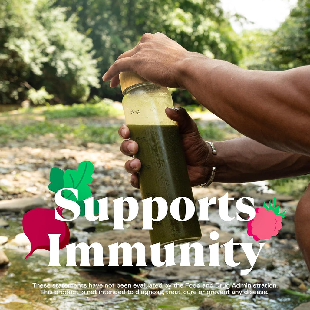 Amazing Grass Greens Blend Superfood: Super Greens Powder with Spirulina, Alfalfa, Beet Root Powder, Digestive Enzymes, Prebiotics & Probiotics, Original, 100 Servings (Packaging May Vary)