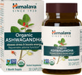 Himalaya Organic Ashwagandha Root, 30 Day Supply - Herbal Adrenal Support Supplements for Stress Relief and Energy Support - USDA Organic, Non-GMO, Vegan, Gluten Free, No Additives, 670 mg, 30 Caplets