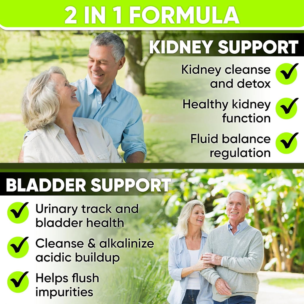 NutraPro Kidney Cleanse Detox & Repair and Bladder Support- Kidney Support Supplement for Kidney Restore with Chanca Piedra,Cranberry, Juniper Berries for Detox and Bladder Health.60 Day Supply.