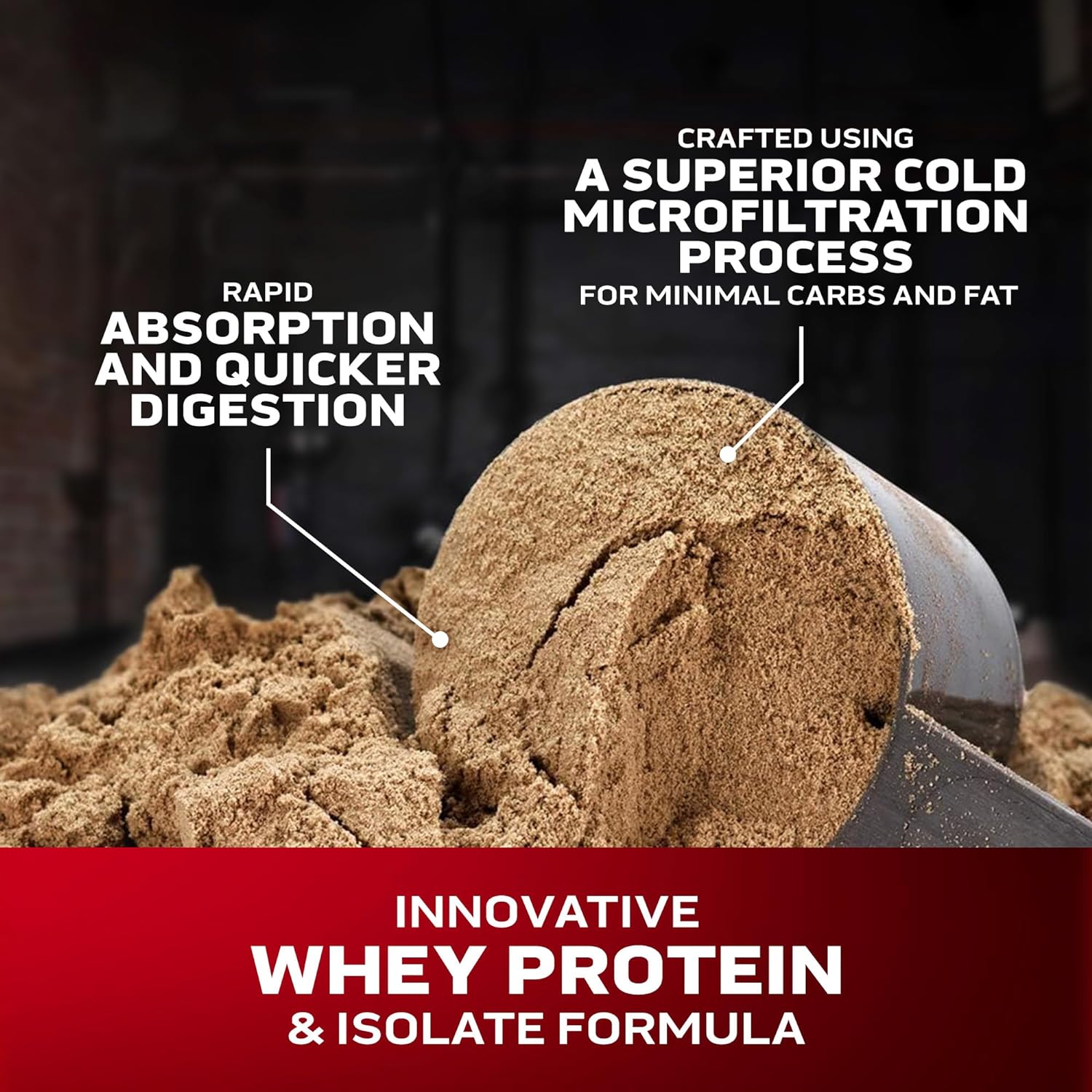 Muscletech Whey Protein Powder (French Vanilla Cream, 5LB) - Nitro-Tech Whey Protein Isolate Smoothie Mix for Lean Muscle & Recovery - 24g of Whey Gold Protein for Women & Men - Packaging May Vary