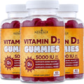 NEW AGE Vitamin D3 5000 IU 125mcg Gummies - Support Immune Support, Strong Bone Health - Non-GMO, Gluten-Free, Dairy-Free, No Gelatin (180 Gummies (Pack of 3))