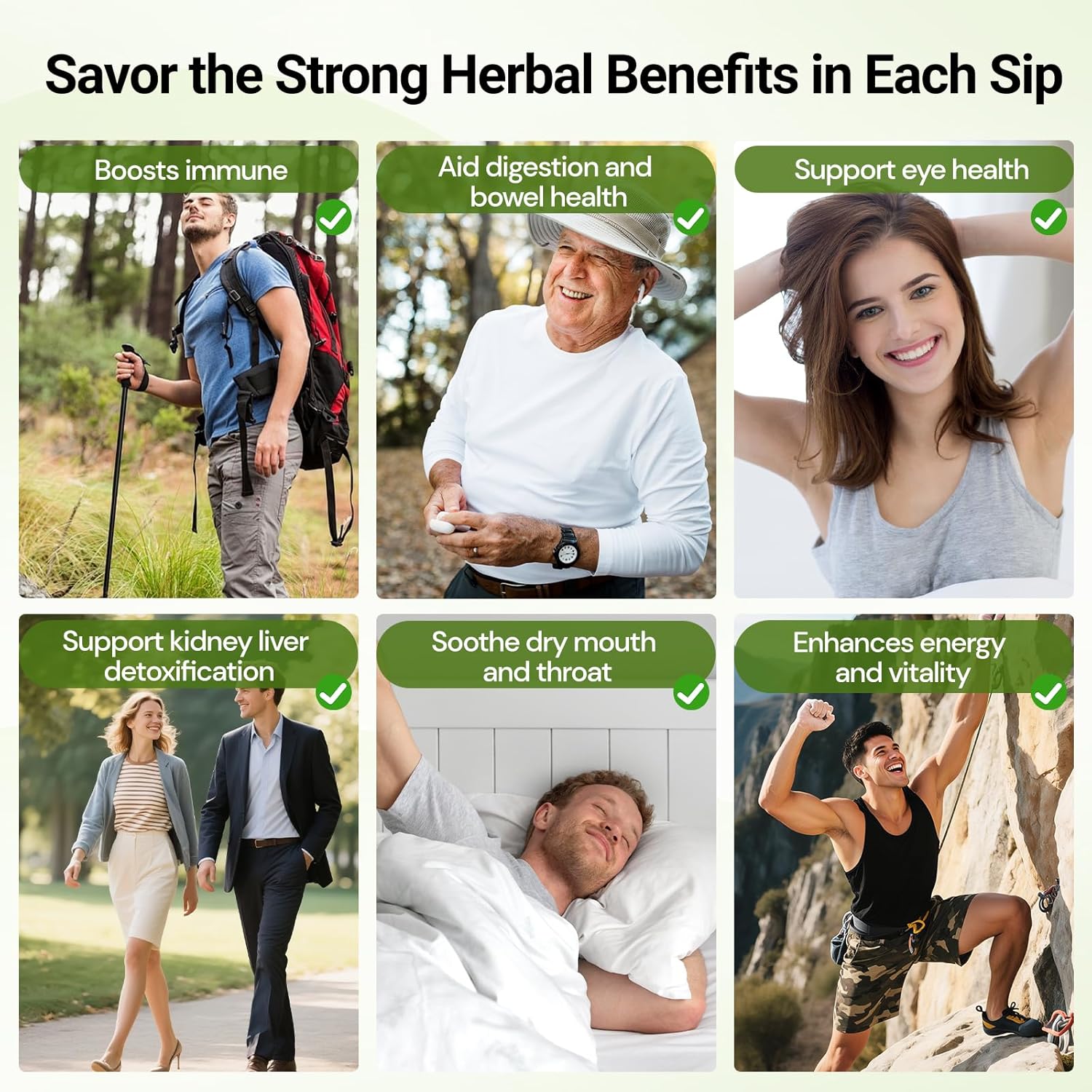 Liver Detox Tea, Chinese Kidney and Liver Cleanse Detox Herbal Tea Support Kidney Healthy Function with 11 Precious Ingredients Formula (30 Bags/2 Pack)