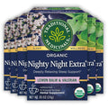 Traditional Medicinals Organic, Nighty Night Extra, Valerian Root & Lemon Balm - Herbal Sleep Aid Tea - Kosher, Non-GMO, Caffeine-Free, Compostable - 96 Tea Bags (6 Packs of 16)